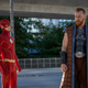 Grant Gustin, Tony Curran